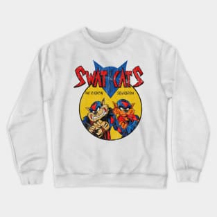 Distressed Swat Kats Crewneck Sweatshirt